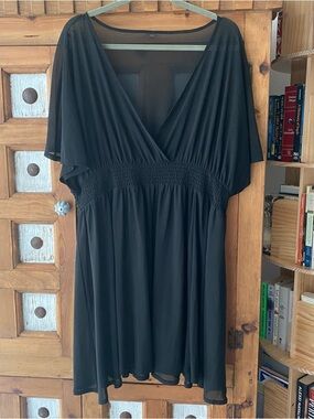 Sheer mini dress / swim cover up XL or XXL